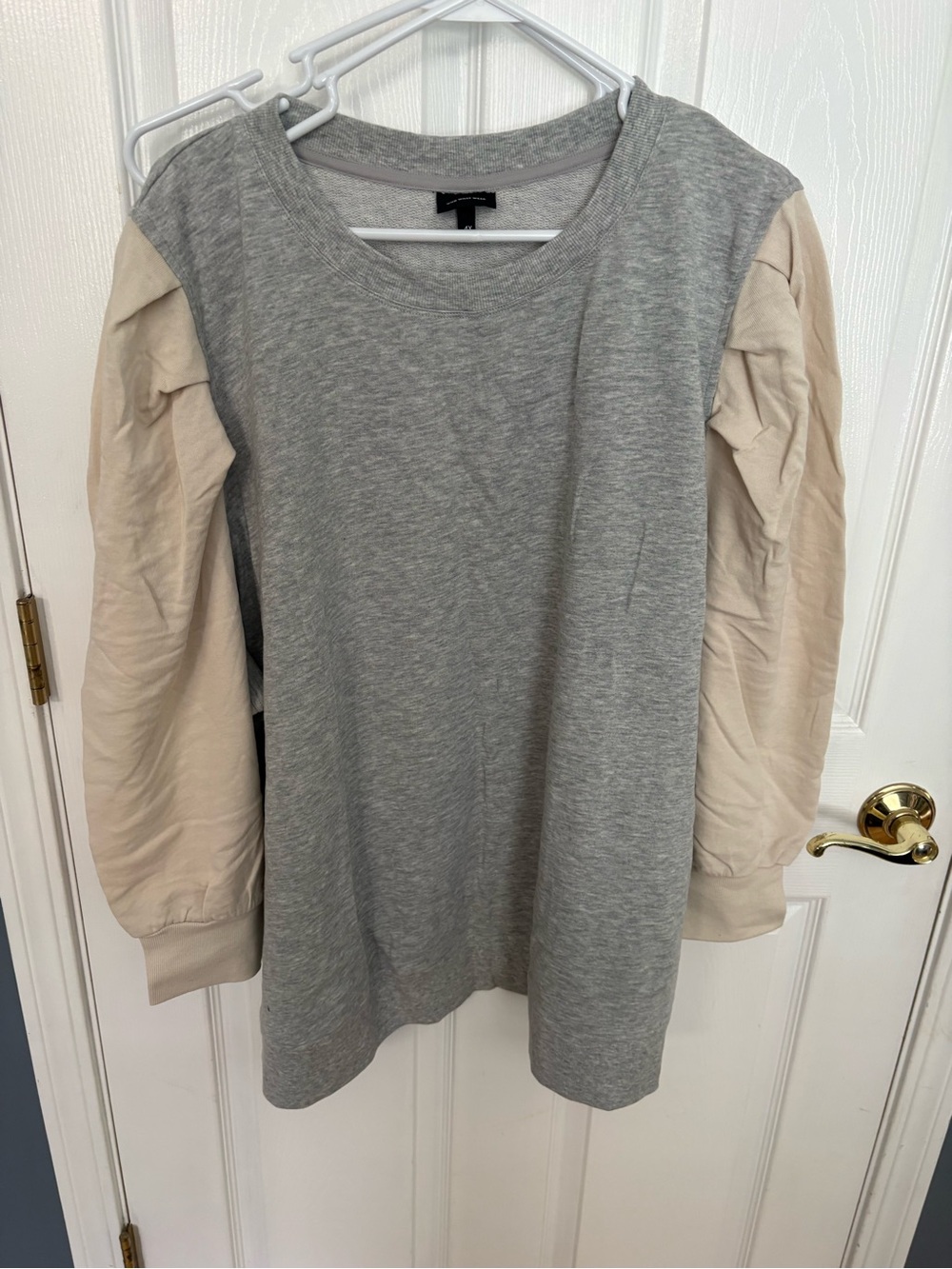 Gray & Cream Plus Size Sweatshirt 4X